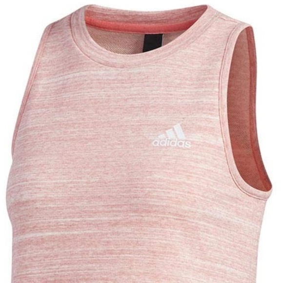 Adidas Prism Pink Sport 2 Street Summer Tank Top - Picture 2 of 3